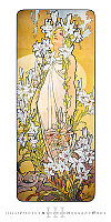 Kalendár Alfons Mucha 3