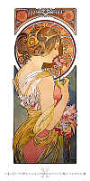 Kalendár Alfons Mucha 10