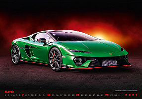 Kalendár Cars 3