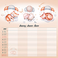 Kalendár Family Planner 1