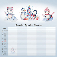 Kalendár Family Planner 12