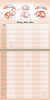 Kalendár Family Planner 15