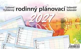 Kalendár Týždenný rodinný plánovací kalendár 2
