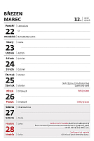Týždenný trhací kalendár A6 1