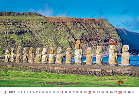 Kalendár World Wonders 3