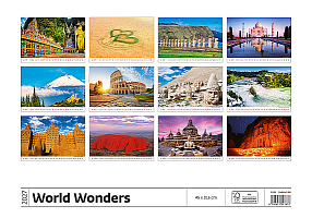 Kalendár World Wonders 14