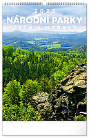 NOTIQUE Nástenný kalendár Národné parky Čech a Moravy CZ 2027, 33 x 46 cm