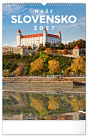 NOTIQUE Nástenný kalendár Naše Slovensko 2027, 33 x 46 cm