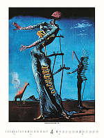 Nástenný kalendár Salvador Dalí 2027 5