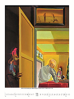 Nástenný kalendár Salvador Dalí 2027 12