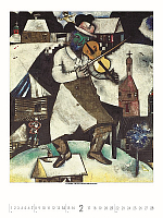 Nástenný kalendár Marc Chagall 2027 3