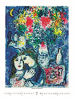 Nástenný kalendár Marc Chagall 2027 8