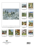 Nástenný kalendár Gardens Impressionism 2027 14