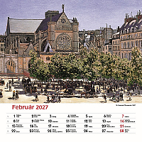 Nástenný kalendár Claude Monet štvorec 2027 3