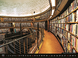 Nástenný kalendár Bibliotheca 2027 4