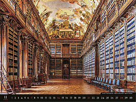 Nástenný kalendár Bibliotheca 2027 12