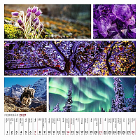 Nástenný kalendár Colours of nature 2027 3