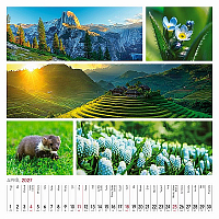Nástenný kalendár Colours of nature 2027 5