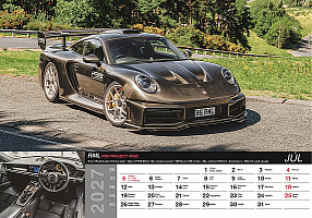 Nástenný kalendár Fast cars 2027 8