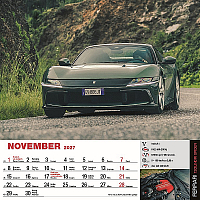 Nástenný kalendár Sports cars 2027 12