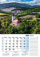 Nástenný kalendár Slovensko z výšky 2027 7