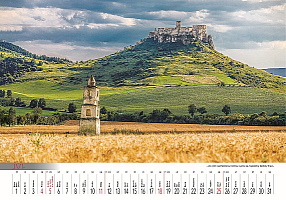 Nástenný kalendár Slovensko v obrazoch 2027 8