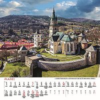 Nástenný kalendár Slovensko štvorec 2027 4