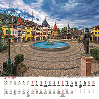 Nástenný kalendár Slovensko štvorec 2027 9