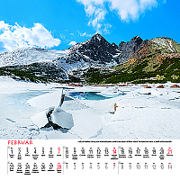 Nástenný kalendár Tatry štvorec 2027 3