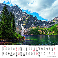 Nástenný kalendár Tatry štvorec 2027 6