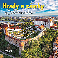 Nástenný kalendár Hrady a zámky Slovenska 2027 1