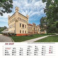 Nástenný kalendár Hrady a zámky Slovenska 2027 8