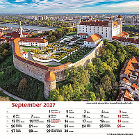 Nástenný kalendár Hrady a zámky Slovenska 2027 10