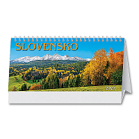 Stolový kalendár Slovensko stĺpcové 2027