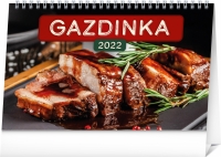 Kalendár - Stolový kalendár Gazdinka 2022, 23,1 × 14,5 cm