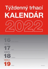 Kalendár - Nástenný kalendár Trhací týždenný 2022 SK, A5
