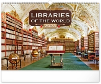 Kalendár - Nástenný kalendár Svetové knižnice 2023, 48 × 33 cm