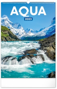 Nástenný kalendár Voda 2023, 33 × 46 cm