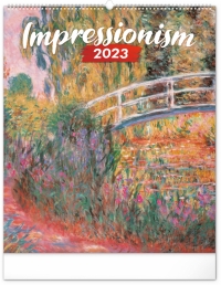 Kalendár - Nástenný kalendár Impresionizmus 2023, 48 × 56 cm