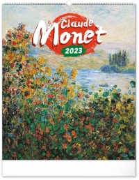 Kalendár - Nástenný kalendár Claude Monet 2023, 48 × 56 cm