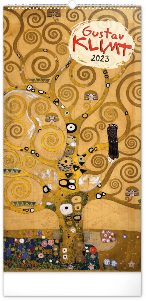 Nástenný kalendár Gustav Klimt 2023, 33 × 64 cm