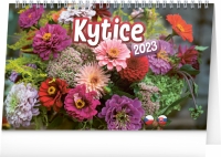 Stolový kalendár Kytice CZ/SK 2023, 23,1 × 14,5 cm