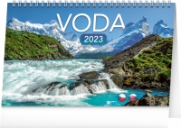 Kalendár - Stolový kalendár Voda CZ/SK 2023, 23,1 × 14,5 cm