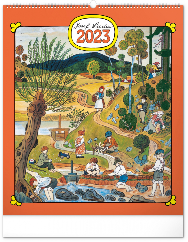 Nástenný kalendár Josef Lada 2023, 48 × 56 cm