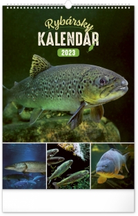 Kalendár - Nástenný kalendár Rybársky 2023, 33 × 46 cm