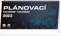 Kalendár - Stolový kalendár Plánovací CZ/SK 2023, 25 × 12,5 cm
