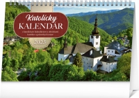 Kalendár - Stolový Katolícky kalendár 2023, 23,1 × 14,5 cm