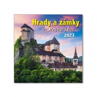 Kalendár - Nástenný kalendár Hrady a zámky Slovenska 2023