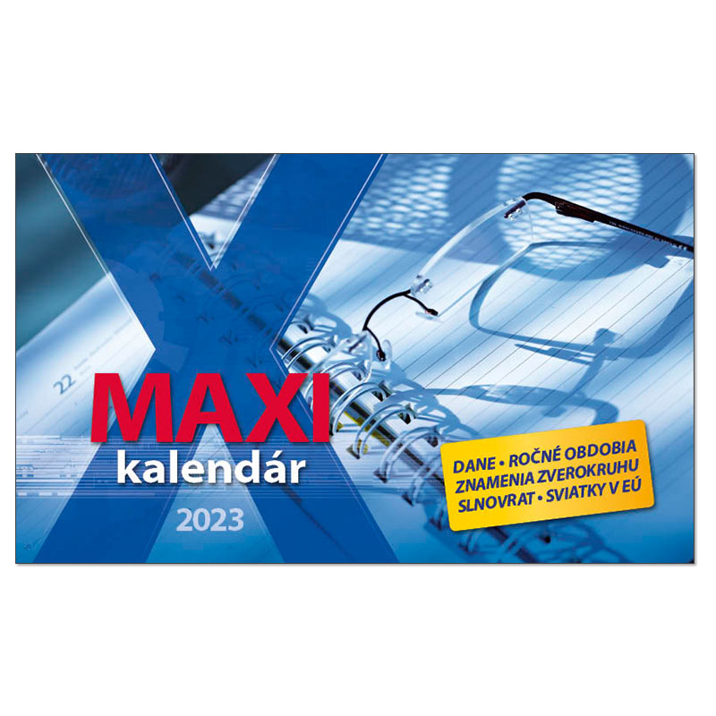 Stolový kalendár Maxi kalendár 2023