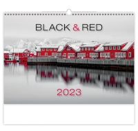 Kalendár - Kalendár Black & Red